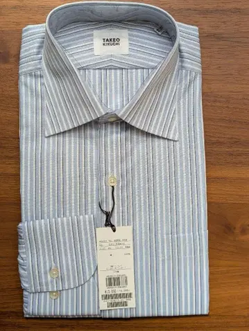 [ 새상품 ] TAKEO KIKUCHI 스트라이프 와이셔츠 41-84