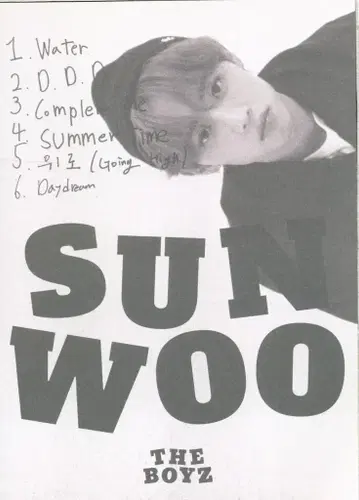 THE BOYZ DREAMLIKE SUNWOO PHOTO-ZINE