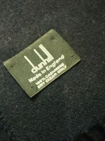 새상품, 미사용! dunhill 100% 캐시미어 머플러 다크 네이비