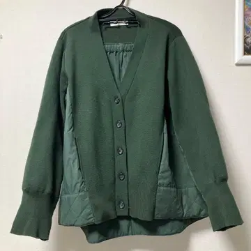MACHATT 다크 그린 가디건