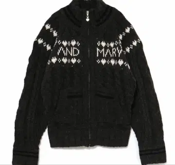 ANDMARY Mary knit cowichan gray 앤드마리