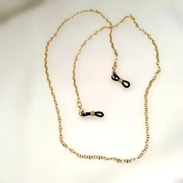 골드 체인 안경 스트랩