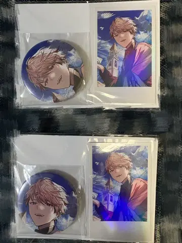 세라프 다즐 가든 생일 굿즈 2024 폴라로이드 캔뱃지 2개