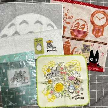 이웃집 토토로 마녀 배달부 키키 핸드 타월 토토로의 배 통통 책받침