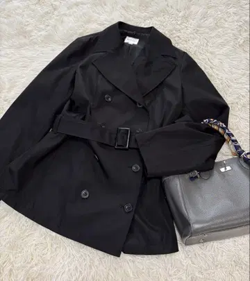 새상품급 MK KLEIN 더블 브레스트 트렌치코트 스프링 코트 2웨이