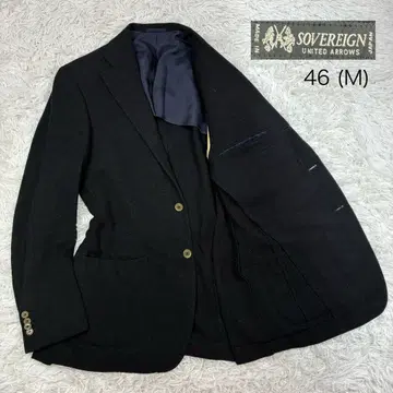 [ 인기 ] 유나이티드 애로우즈 소버린 테일러드 자켓 네이비 실크