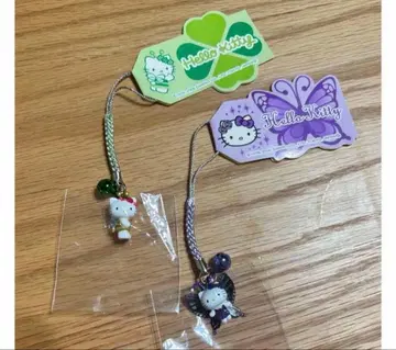레어* 지역 한정 키티 족쇄 스트랩 나비 버터플라이 벌 클로버