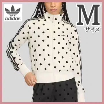 [새상품] 완판템 adidas 도트 무늬 집업 저지 M 사이즈