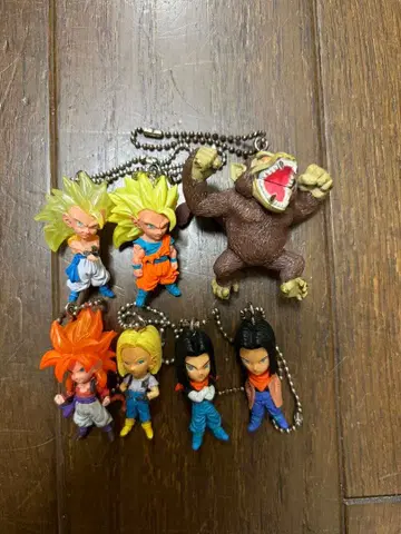 드래곤볼 키링 UDM 가챠 7체 세트 레어