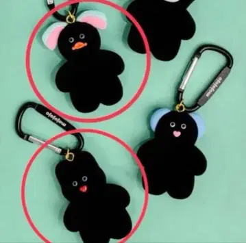 mojojojo vol.3 한정 컬러 블랙 검은 토끼 병아리 2개 세트