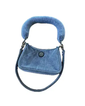 PAULA CANOVAS DEL VAS 데님 그레이 숄더백