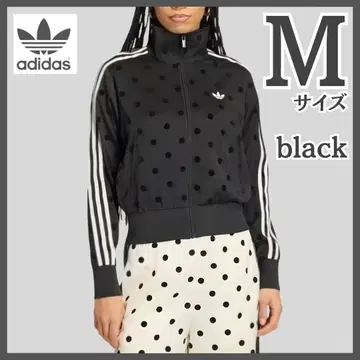 [ 새상품 ] 완판템 adidas 도트 무늬 집업 저지 M 사이즈