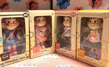 미개봉 새상품 후지야 밀키 페코짱 오리지널 인형 4체 세트
