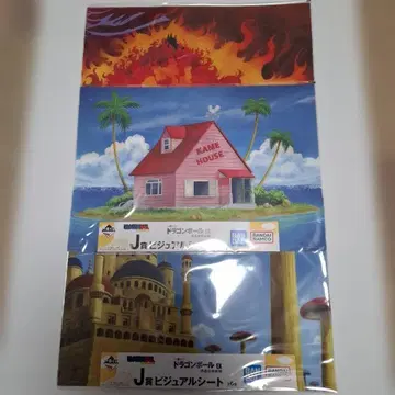 드래곤볼 제일복권 J상 비주얼 시트 3종 세트
