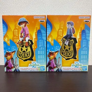 주토피아2 모니터탑 피규어 닉&주디 세트