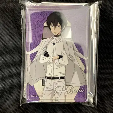 가정교사 히트맨 REBORN! 히바리 쿄야 아크릴 블록 화이트 수트