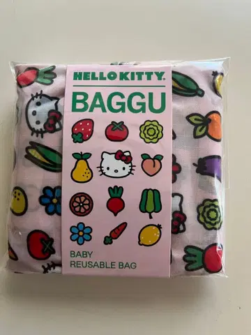헬로키티 BAGGU 아이콘 사이즈는 baby입니다. 단종 상품
