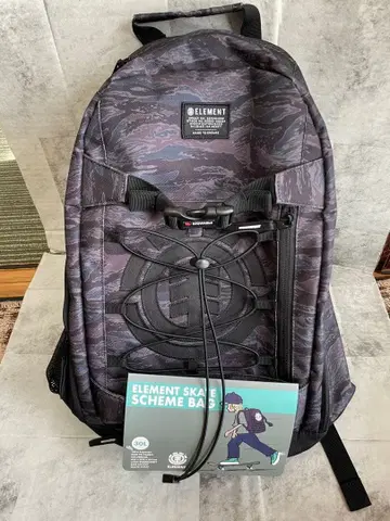 엘리먼트 스케이트 스키밍 백팩 30L 카모 패턴 백팩