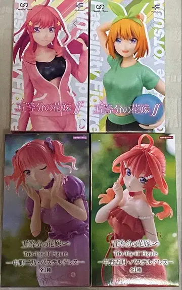 [5등분의 신부] 피규어 4개 세트