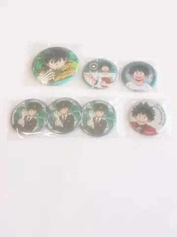 나의 히어로 아카데미아 히로아카 미도리야 이즈쿠 캔 배지 세트 묶음 판매