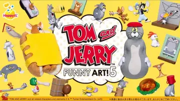 톰과 제리 happy 복권 funny 아트 A상 피규어 세트