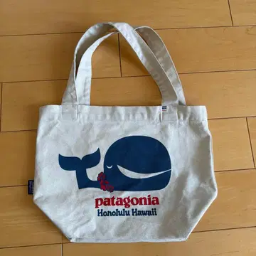 파타고니아 하와이 하레이와 한정판 미니 토트백 고래 호놀룰루