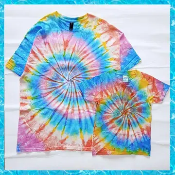 W77 타이다이 친자 페어 2세트 남성용 XL 키즈 120