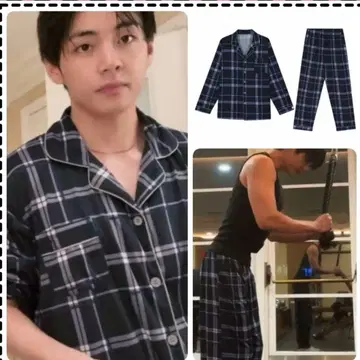 DOSSY 체크 파자마