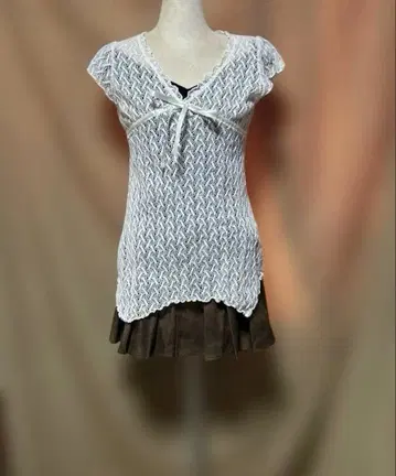 헤이세이 갸루 Y2K 그런지 페어리 상의 모리걸