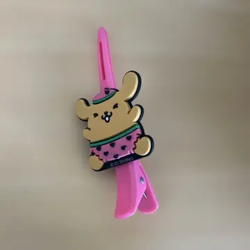 폼폼푸딩 헤어 클립 한국 한정판