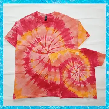 W79 타이 다이 친자 페어 2세트 남성용 XL 키즈 110