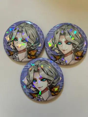 제5인격 타워 레코드 카페 조제프 캔뱃지 3개 세트 홀로그램