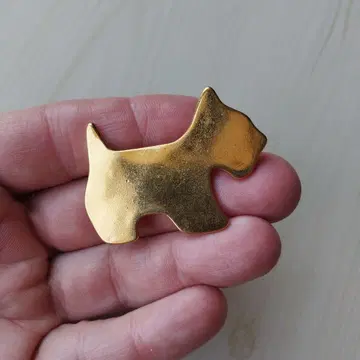 아가타(AGATHA) 강아지 실루엣 브로치