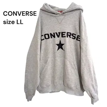 90s 빈티지 CONVERSE 원스타 후드티 그레이 LL
