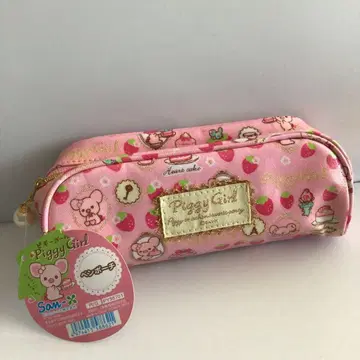 헤이세이 레트로 산엑스 Piggy Girl 피기 걸 펜 파우치