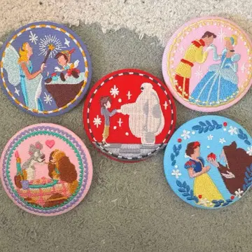 디즈니 자수 캔뱃지