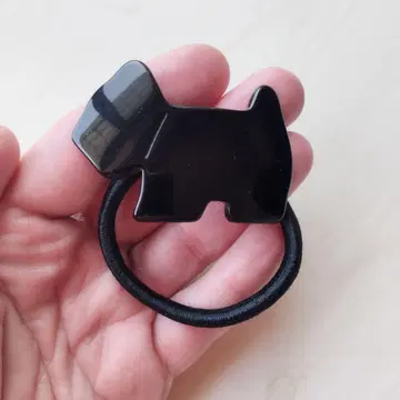 아가타(Agatha) 강아지 실루엣 헤어껌