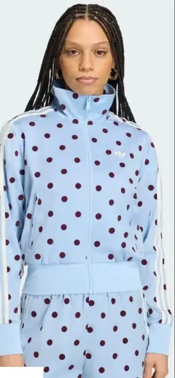 미사용 새상품 adidas 저리 도트 도트 무늬 상의 아디다스