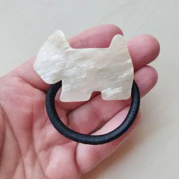 아가타(Agatha) 강아지 실루엣 헤어껌