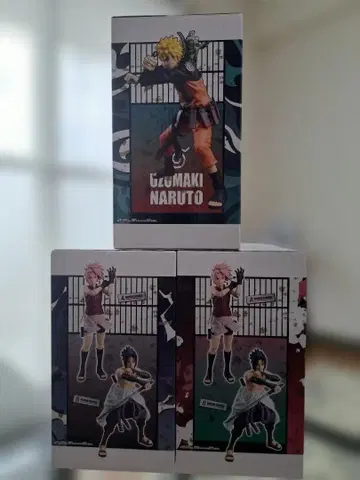 Grandista 피규어 세트 나루토 사쿠라 사스케