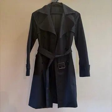 theory 블랙 트렌치코트 150