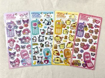 산리오 헤이세이 해피폰 멜로크로 포차코 폼폼푸딩 일광화상 키티