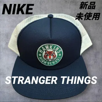 나이키 기묘한 이야기 Hawkins 자수 캡 미사용 새상품