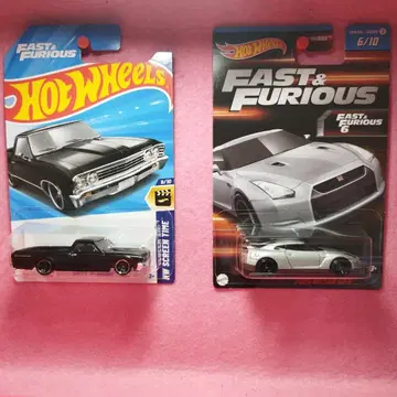 핫휠 와일드 스피드 2대 엘 카미노 닛산 GT-R