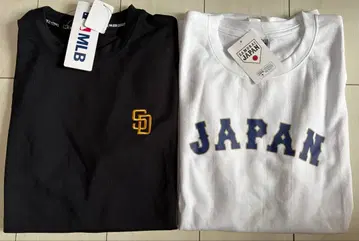 새상품 LL WBC 사무라이 재팬 T셔츠 파드레스 반팔T셔츠 메쉬