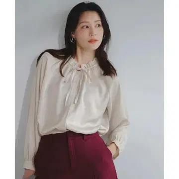 ANY SYS 개더넥 블라우스 7,990 아이보리 M