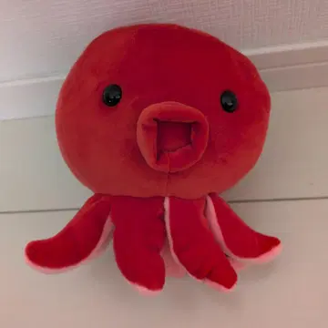 프리티 마린 빨간 문어 봉제 인형
