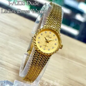 연식 불명 J-AXIS Dude Qz 여성용 워치 작동 확인됨