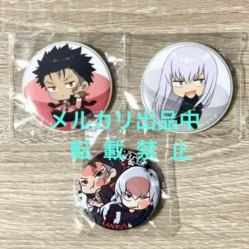 XANXUS 스쿠알로 애니메이트 한정판 캔뱃지 아니카푸 피타!데포메