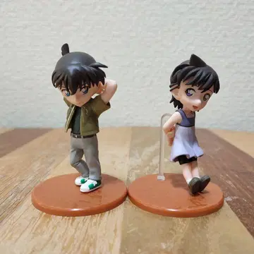 명탐정 코난 욘텐고 남도일(쿠도 신이치) 유미란(모리 란) 피규어